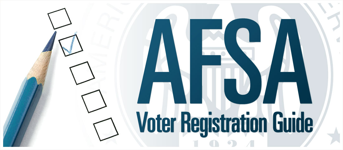 AFSA Voter Registration Guide