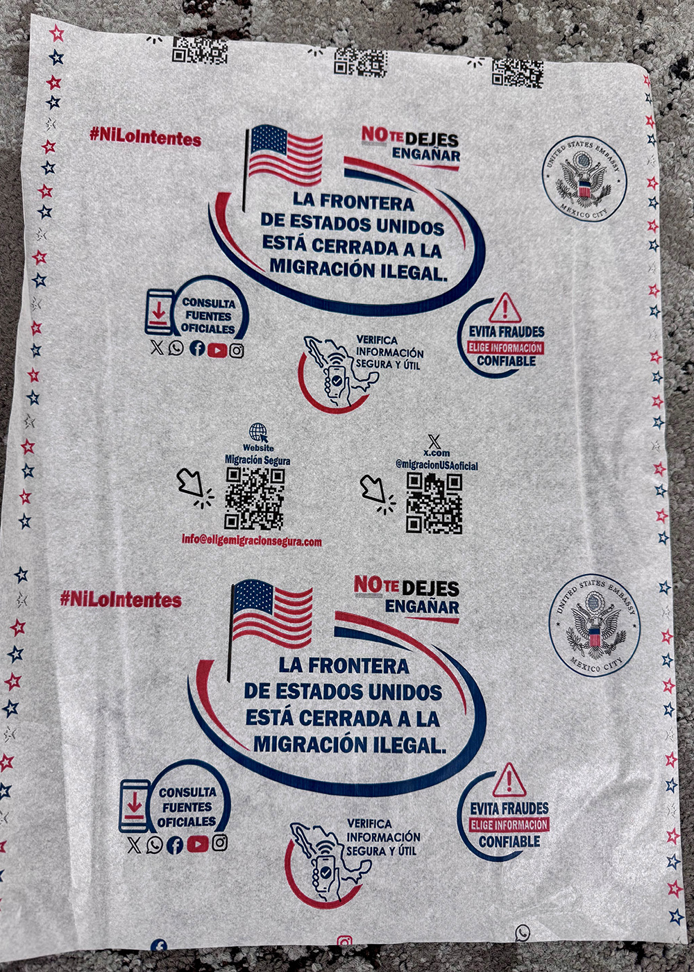 printed tortilla wrapper